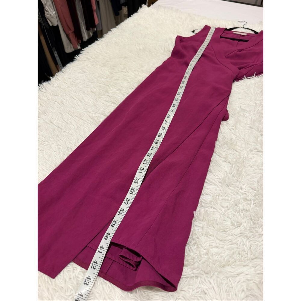 Everlane The Japanese GoWeave Sleeveless Wrap Dress in Purple Size 2 - Picture 5 of 7
